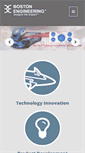 Mobile Screenshot of boston-engineering.com